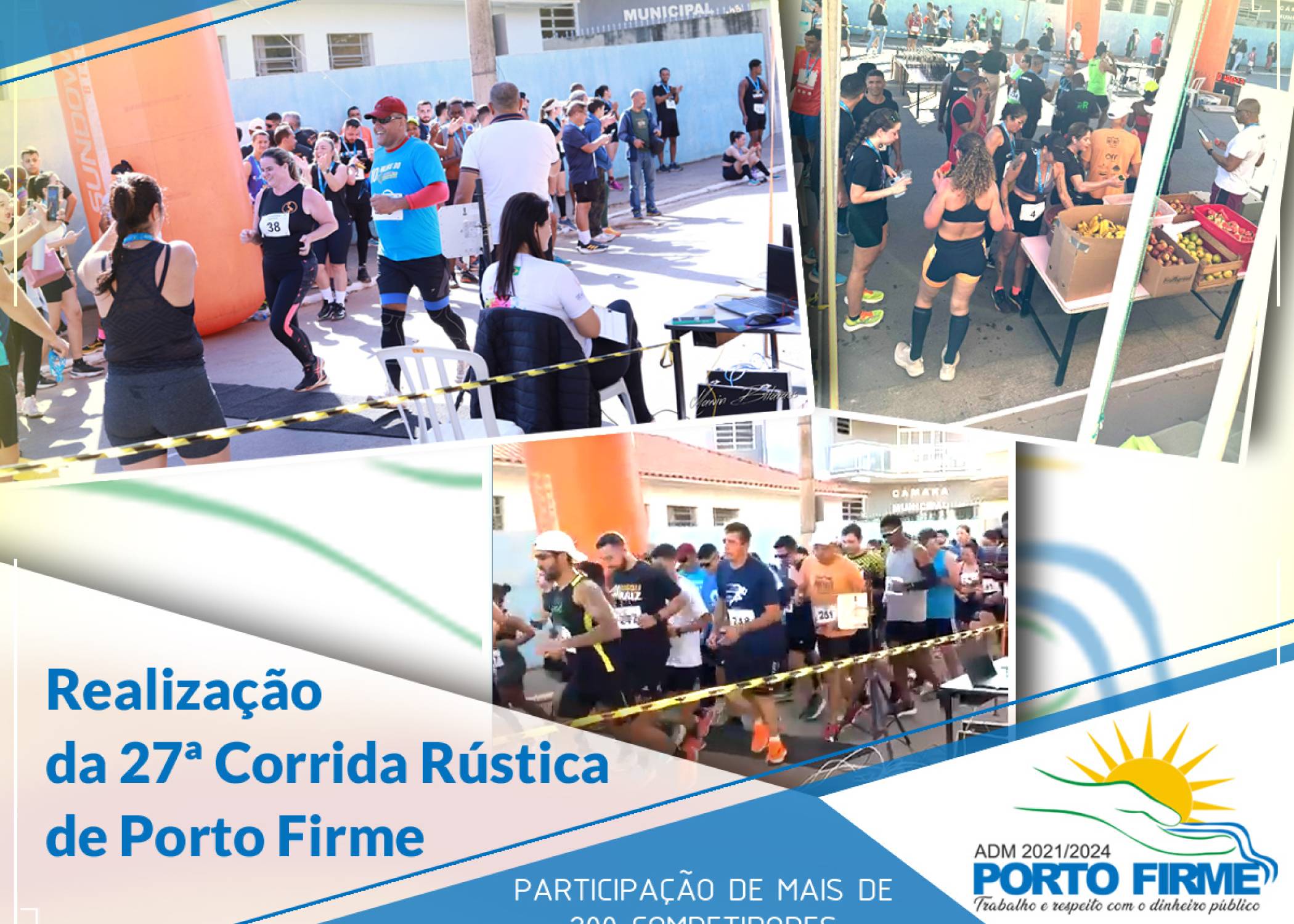 A 27ª CORRIDA RÚSTICA DE PORTO FIRME FOI CELEBRADA COM PARTICIPAÇÃO DE MAIS DE 200 ATLETAS